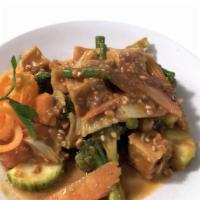 Rama · Mixed vegetables, tofu, crushed peanut in peanut sauce.