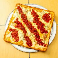 Grandma Pizza · Thin, Square pizza - 9 slices