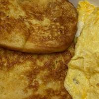 French Toast · With two eggs. White or Wheat Bread