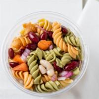 Tri-Color Pasta Salad 1Lb · With beans,onions and italian dressing