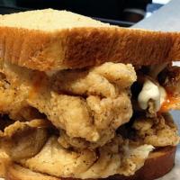 Whiting Sandwich · Firm flaky fish sandwich.