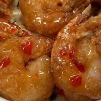 Sweet Chilli Shrimp Dinner · 