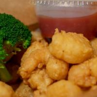 Popcorn Shrimp · Perfect little bitesize, crunchy, and flavorful shrimps pair with cocktail sauce will have y...