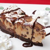 Peanut Butter Pie · Creamy peanut butter mousse and silky milk chocolate cookie crust and topped with chocolate ...