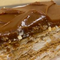 Mil Hojas · Mil Hojas translates to thousand layer cake, because of all of the layers in this dessert.  ...