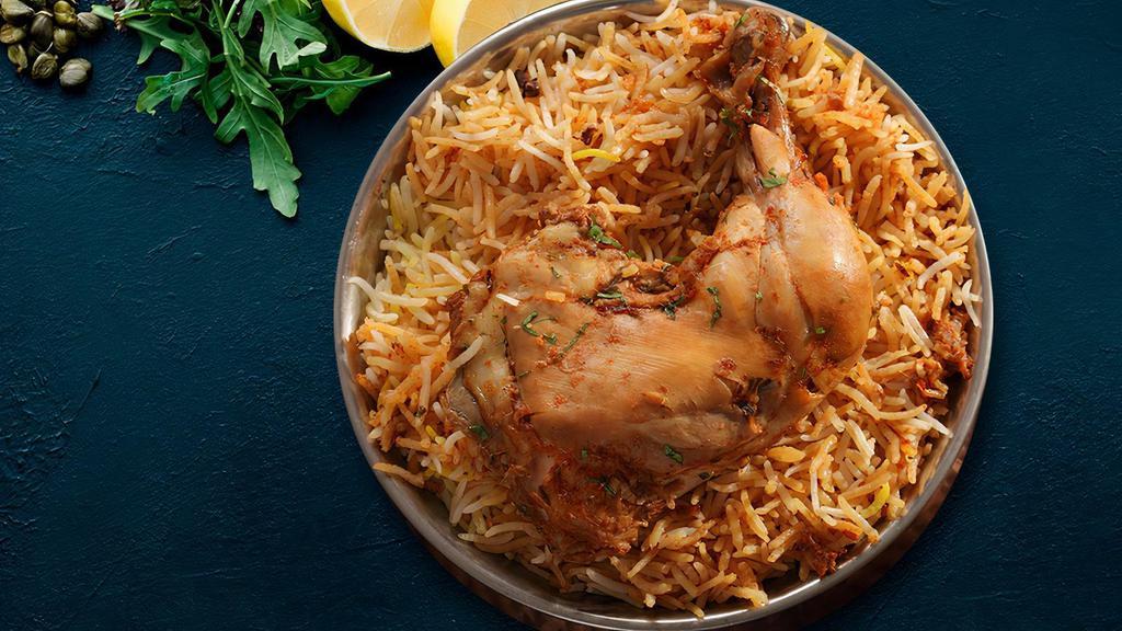 Fb'S Special Chicken Biryani · Chef's special exotic chicken cooked with steam rice and special biryani spices