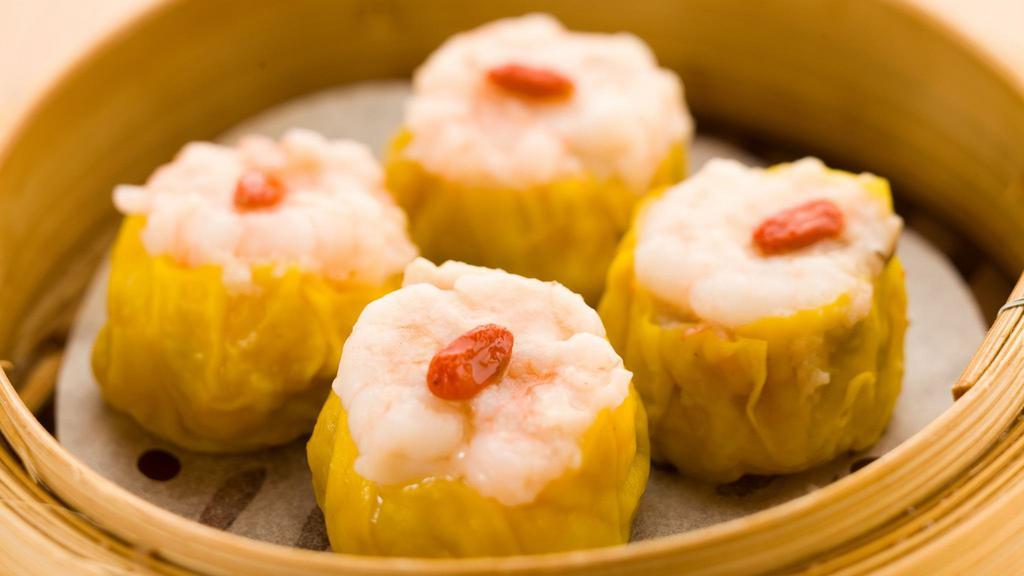 (Sui Mai) Steamed Pork Dumplings With Shrimp (Siu Mai) · *Consuming raw or undercooked meats, poultry, seafood, shellfish or eggs may increase your risk of foodborne illness, especially if you have certain medical conditions.