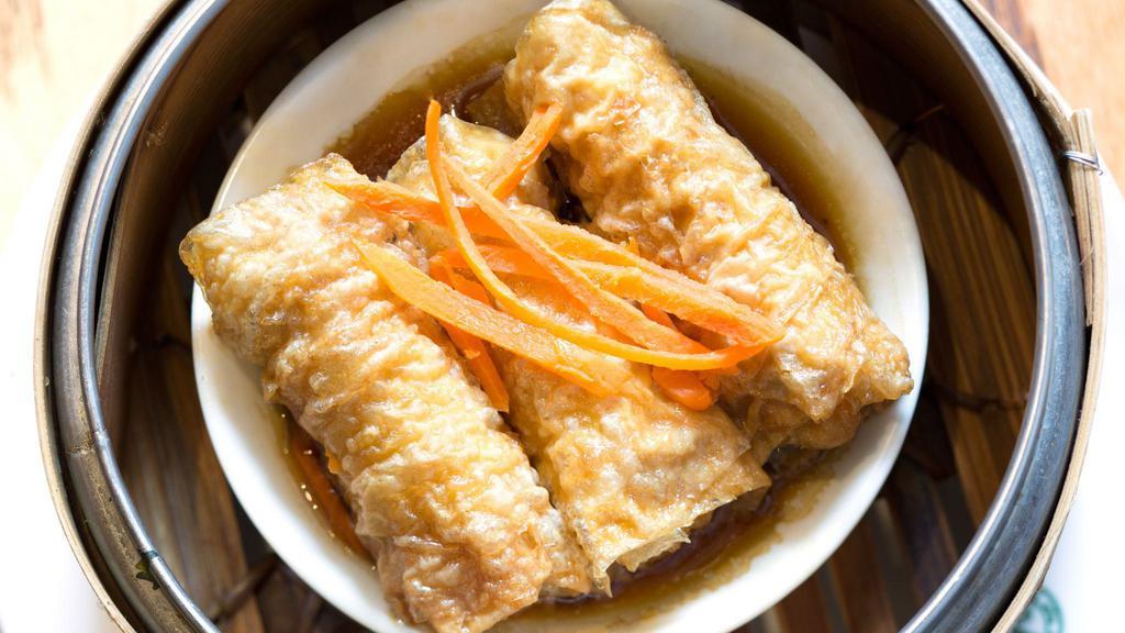 Steamed Bean Curd Filled With Shrimp, Meat & Vegetable · *Consuming raw or undercooked meats, poultry, seafood, shellfish or eggs may increase your risk of foodborne illness, especially if you have certain medical conditions.