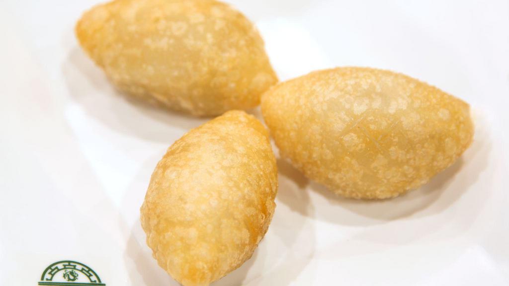 Deep Fried Dumplings Filled With Pork & Dried Shrimp · *Consuming raw or undercooked meats, poultry, seafood, shellfish or eggs may increase your risk of foodborne illness, especially if you have certain medical conditions.