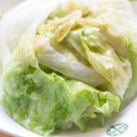 Blanched Lettuce · Vegetarian.