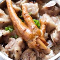 Steamed Rice With Pork Spare Rib & Chicken · 