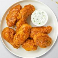 Man The Habanero Wings · Fresh chicken wings breaded, fried until golden brown, and tossed in mango habanero sauce. S...