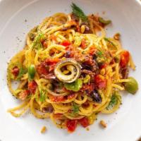 Chef'S Pasta · Fusilli. Wild mushrooms & roasted asparagus. Ricotta Salata