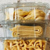 Fresh Pasta · Refrigerate for up to 3-5 days. Cook three minutes for al dente. Serves two.