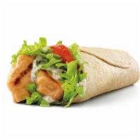 Chicken Wrap · Ranch dressing, lettuce, and tomatoes.