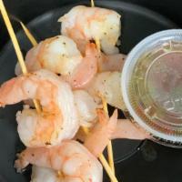 Shrimp Pinchos · Shrimp skewers