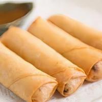 Vegetable Thai Spring Roll (5) · season veggies in a light wrap . 5 per order . served with oyster plum sauce
