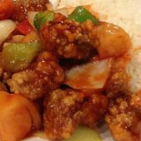 Sweet & Sour Ribs Over Rice · 