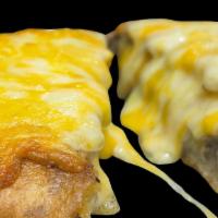 Double Cheese Hawawshi · An extra cheesy hawawshi inside and out, with a blend of 4 types of cheese: (Cheddar, Monter...