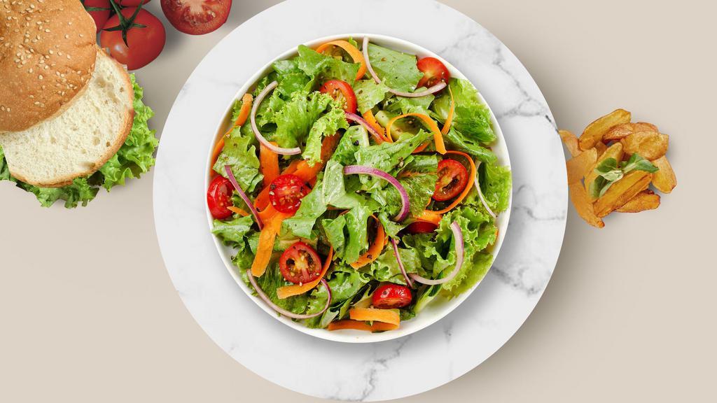 Homey'S Salad · Lettuce, cherry tomatoes, carrots, onions dressed with lemon juice & olive oil