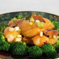 Orange Shrimp (Small) · Hand battered jumbo shrimp lightly fried to order and then quickly wok tossed with our tangy...