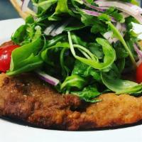 Chicken Milanese · Arugula Salad