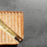 Vegan Cheese Toast · Savory vegan cheese toast.