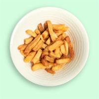 Can'T Take My Fries On You · Crispy potatoes fried until golden- garnished with sea salt and spices. Served with a dip of...