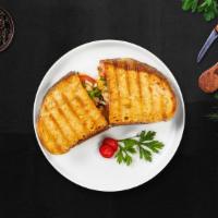 Pollo Italiana Sandwich · Italian grilled chicken, bacon, three colby jack cheese, chipotle mayo, avocado, lettuce, an...