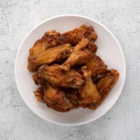 Wings (10 Piece) · Crispy wings tossed in buffalo sauce.