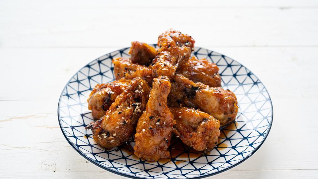 Honey Garlic Chicken Wings · Mouthwatering Honey Garlic Chicken wings fried to golden perfection. Served Hot & Crispy for your enjoyment!