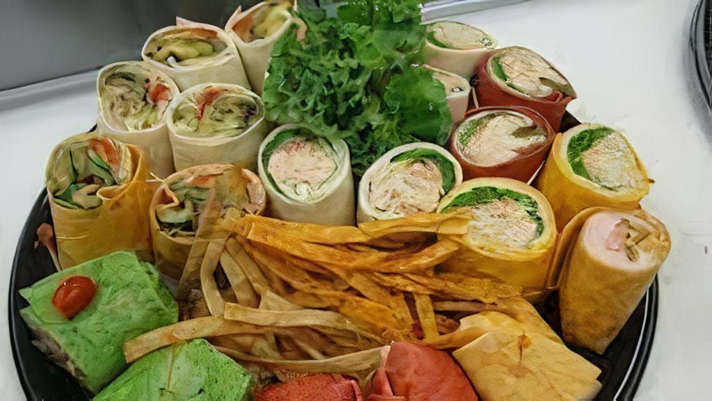 Cold Platters For Brunch Or Meetings · A variety of cream cheese on beautifully decorated platters with bagels or cream cheese & buttered bagel sandwiches on a tray. Priced per person.