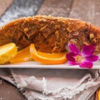 Pargo Especial · Special Fried Red Snapper