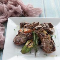 Baby Lamb Chops · Marinated in olive oil ans spices, grilled to perfection.