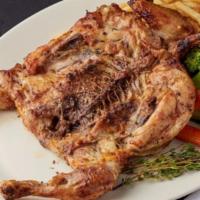 Galo Grilled Whole Chicken For Two · Marinated with a Portuguese style sauce.