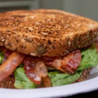 Blt · Toasted Multigrain Bread with Mayo ,Bacon, lettuce, tomato