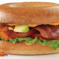 Thin/Avocado Blt · Thintastic™ bagel with turkey-bacon, lettuce, tomato & creamy tomato spread