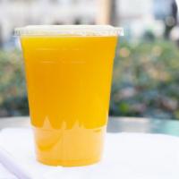 Fresh-Squeezed Orange Juice · Fresh squeezed daily, using Florida oranges.