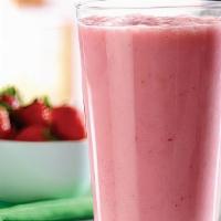 Strawberry With Milk · You can choose with water or regular milk, 2% milk.