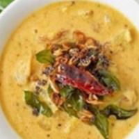 Meen Moilee · Fresh halibut salmon with freshly made coconut milk and spices.