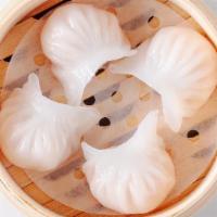 Shrimp Dumplings / 蒸蝦餃王 · 4 pieces.