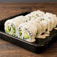 Boston Roll · Cooked shrimp, avocado, cucumber and mayo.