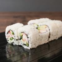 California Roll · Cooked. crab, cucumber and avocado.