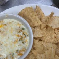 Cheesesteak Dip · Served with Tortilla Chips