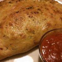Custom Calzone · 5 Toppings Included.