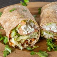 Grilled Chicken Wrap · Lettuce, tomato, onions, and feta cheese.