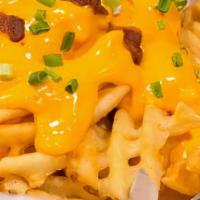 Bacon Cheese Fries · Delightful bacon cheese fries.