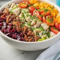 Beverly Salad · Turkey, cheddar, bacon, beet, tomato