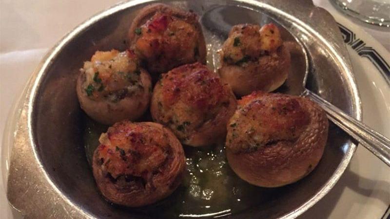 Stuffed Mushrooms · Hollowed out and then filled with a variety of seasoned ingredients