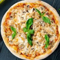 Vegetable Pizza Pie · Our homemade pizza dough baked fresh with seasonal, fresh vegetables, marinara and loads of ...